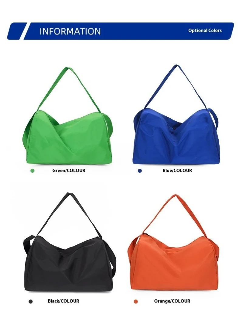 Nylon Fitness Bag Professional Yoga Training Bag Women Solid Color Large Capacity Portable Sports Multifunctional Backpack 6