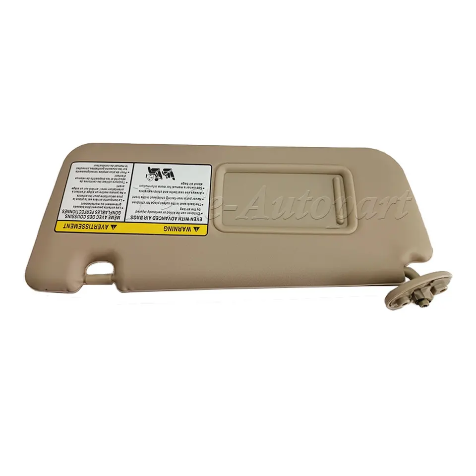 Visiera Parasole Sinistra Per Toyota RAV4 2004-2005 – Colore Grigio, Con Specchietto, Sostituzione OEM 7432042420B0