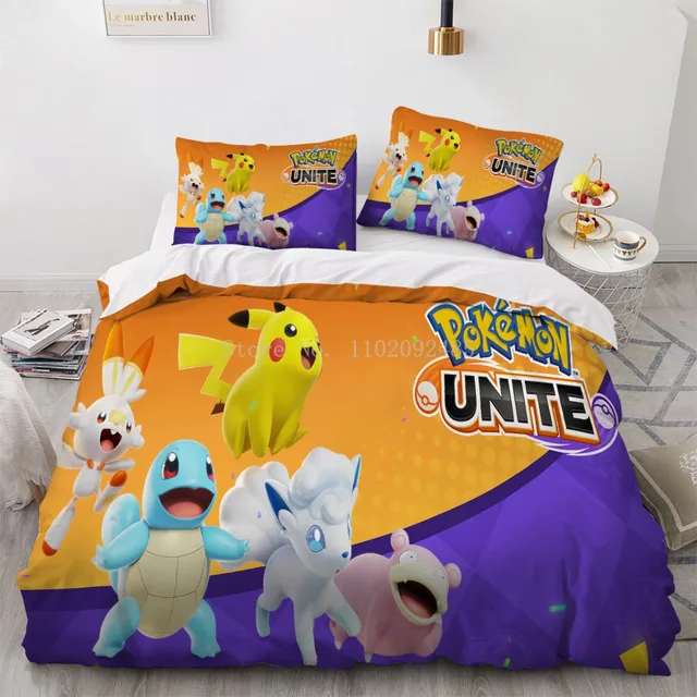 Pokemon Pikachu Gengar #27 Duvet Cover Quilt Cover Pillowcase Bedding Set  Bed Linen Home Bedroom Decor – BEDDING PICKY