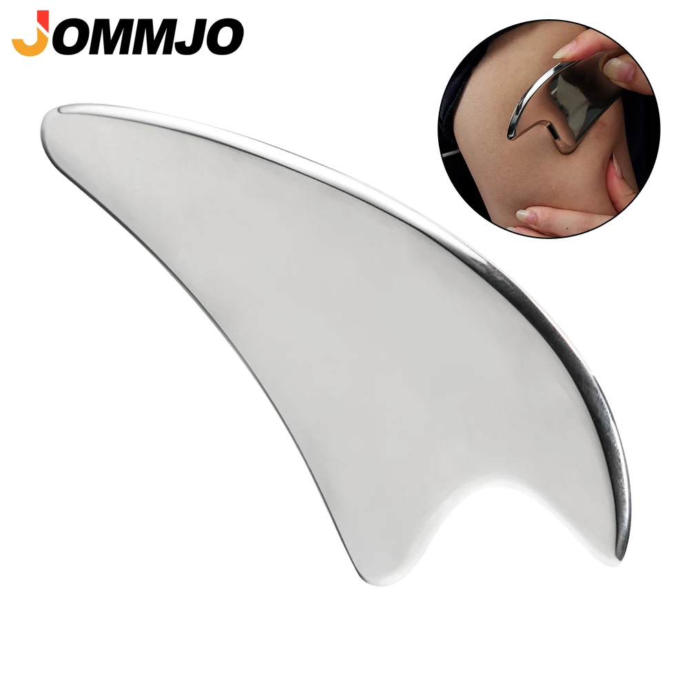 1Pcs Guasha Massage Tool, Grade Stainless Steel Scraping Tool for Soft Tissue Scraping, Physical Therapy Stuff,Used for Back,Leg