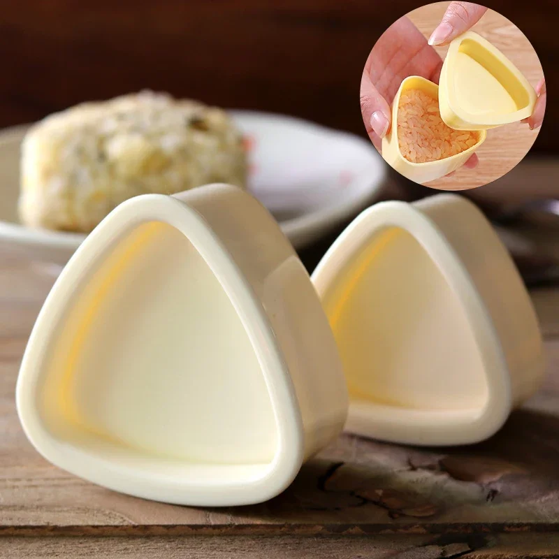 

New DIY Sushi Mold Onigiri Rice Ball Food Press Triangular Sushi Maker Mold Japanese Home Kitchen Bento Accessories Tools