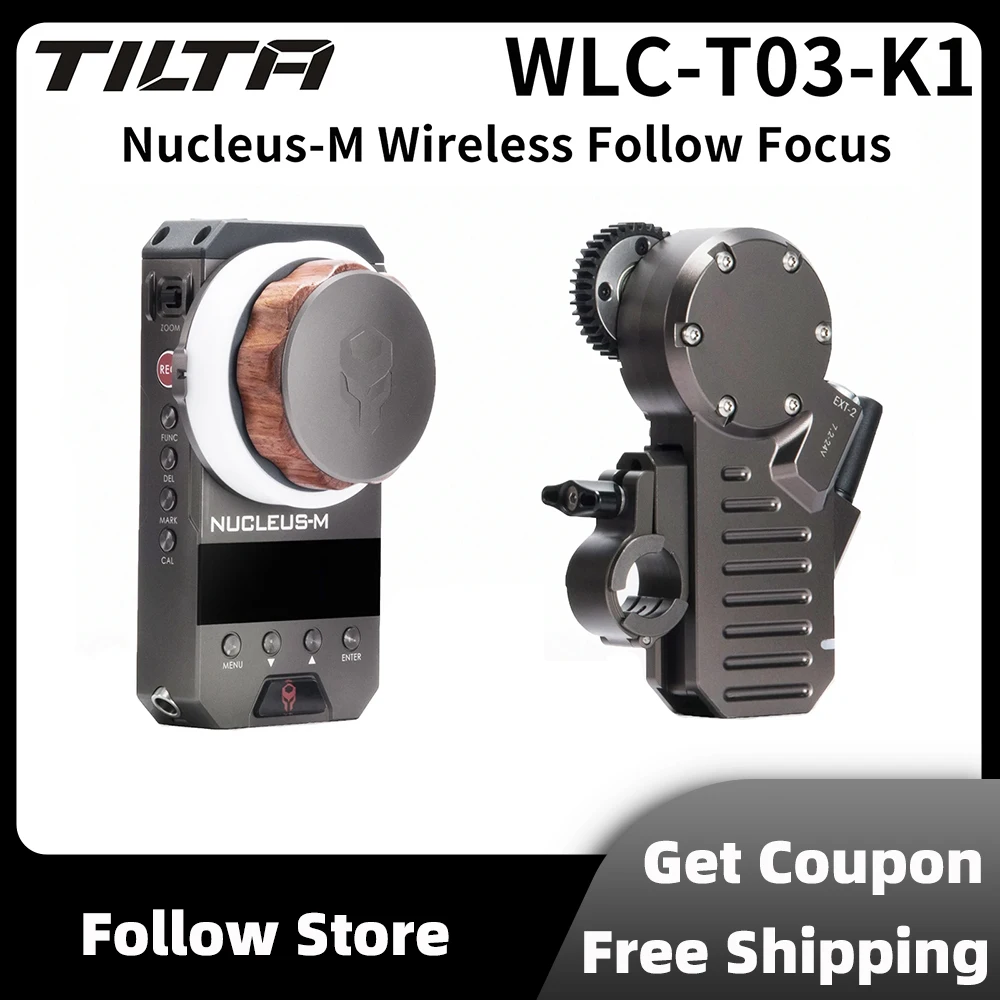 

TILTA WLC-T03-K1 Nucleus-M Wireless Follow Focus Lens Control System Kit I for DSLR Camera Gimbal DJI Ronin RS3