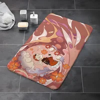 Genshin Impact Door Mat Outdoor Rug Mat Carpet in the Bedroom Mats Modern Home Decoration Accessories Customized Room Rugs Foot 2