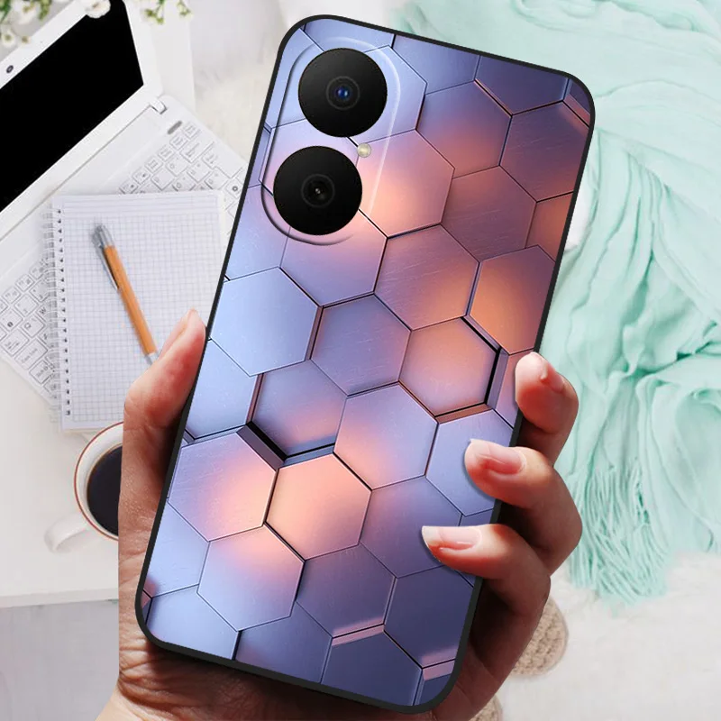 Silicon Back Cover Phone Case with Soft Bumper - Durable and Stylish Coque