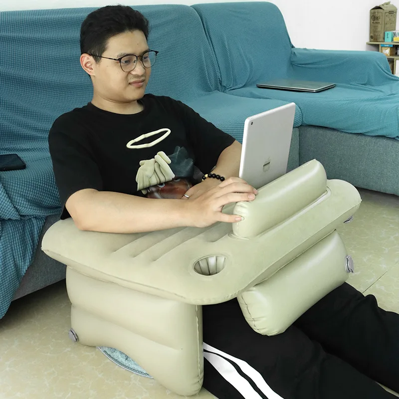 Car Inflatable Table Portable Foldable Table Car Outdoor Travel Portable Inflatable Laptop Computer Desk