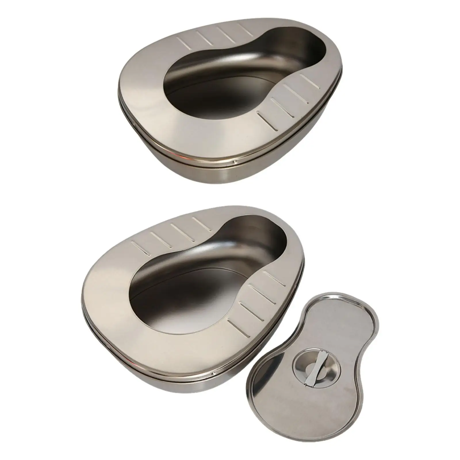 Bed Pan for Elderly Bedside Commode Thickened Sturdy Multiuse Portable Bedpan Pee Container Easy Carrying for Men Women Elderly 2