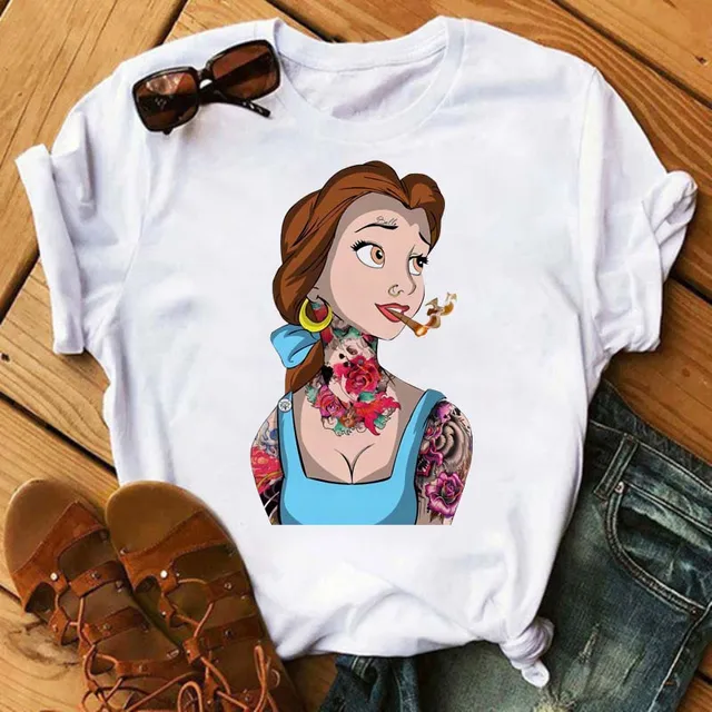 Disney-Princesa Malvada camiseta infantil, anime kawaii, desenho animado,  blusa de manga curta, roupa casual para menino e menina, nova, verão -  AliExpress