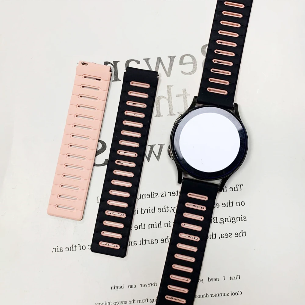 Premium 22mm Silicone Magnetic Replacement Strap - Stylish Bracelet