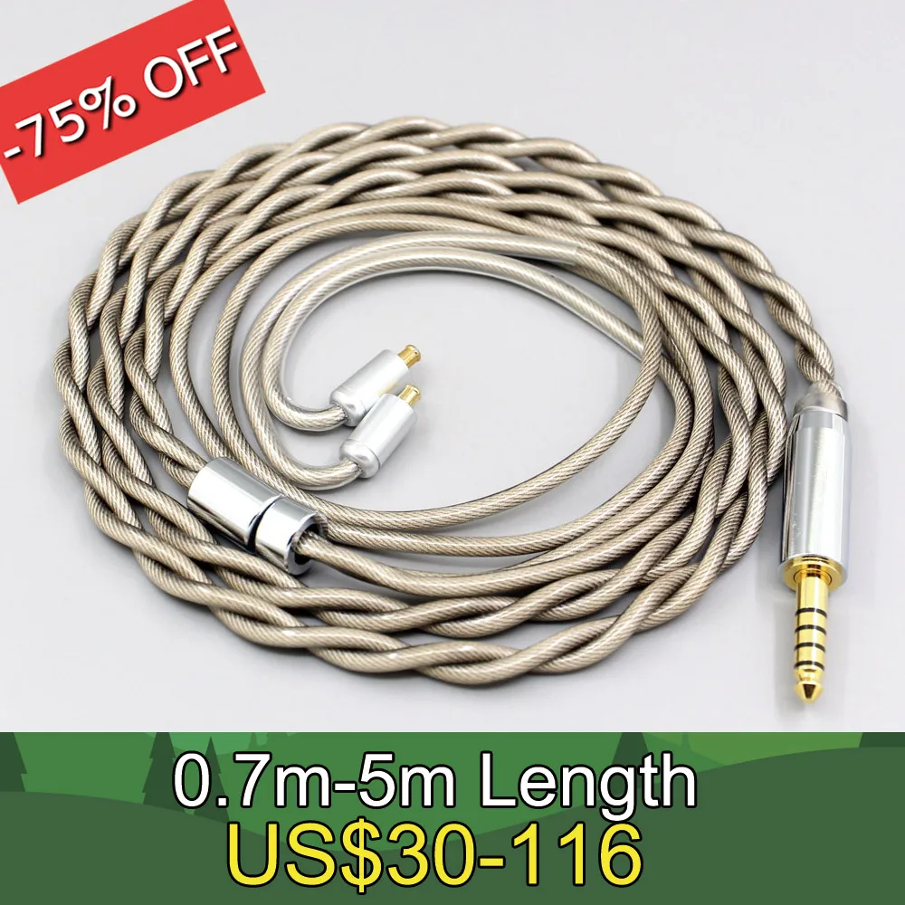 

Type6 756 core 7n Litz OCC Silver Plated Earphone Cable For Audio Technica ATH-CKR100 CKR90 CKS1100 CKR100IS CKS1100IS LN007813