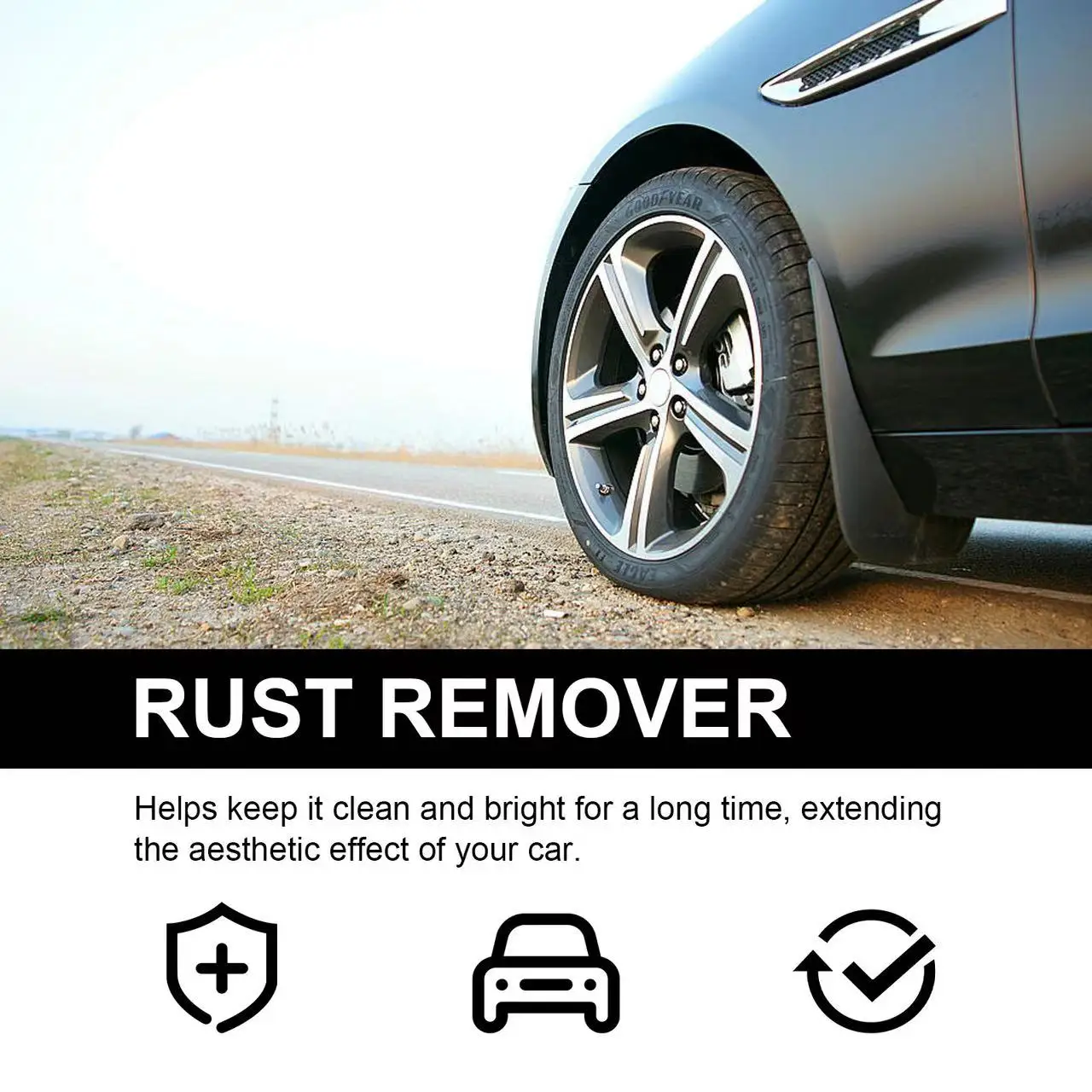 Homonth car rust remover, anti-rust, cleaning and refurbishing agent for metal parts, anti-oxidation and rust conversion agent