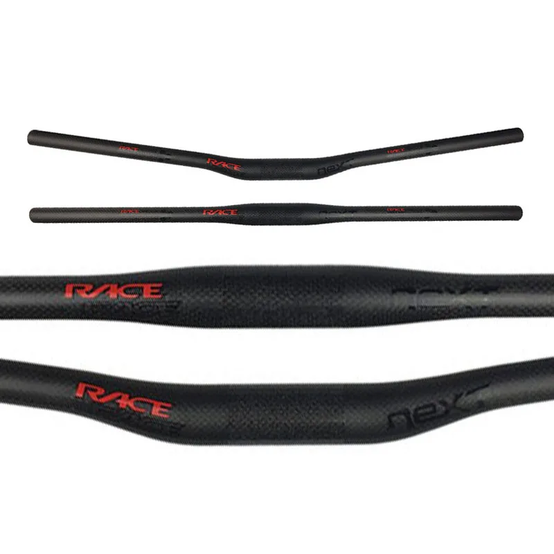 

Race Face NEXT Mountain bike 3K full carbon fibre flat Horizontal carbon bicycle handlebar MTB bike parts 31.8*580-760mm black