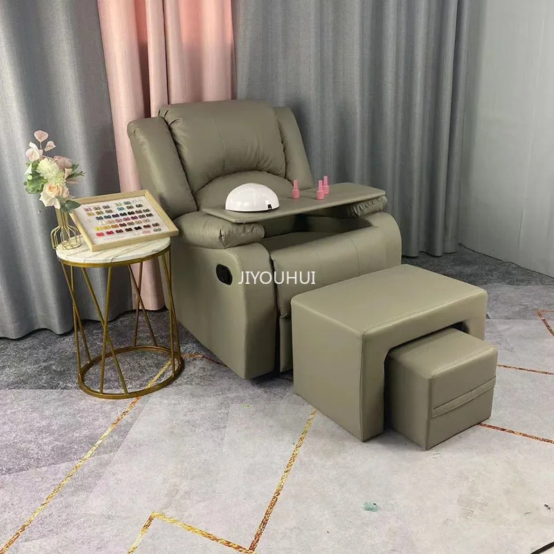 

Single Foot Bath Reclining Sofa Ear Picking Adult Bed Nail Salon Couch Full Body Relax Lazy Sofa Inflavel Interior Furniture