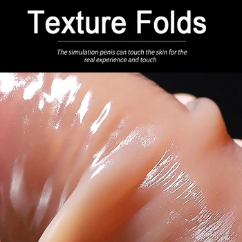 Big Dildo Skin Feeling Realistic Penis Soft Material Strong Sucker Cup Sex Toys for Woman Strapon Female Masturbation 4
