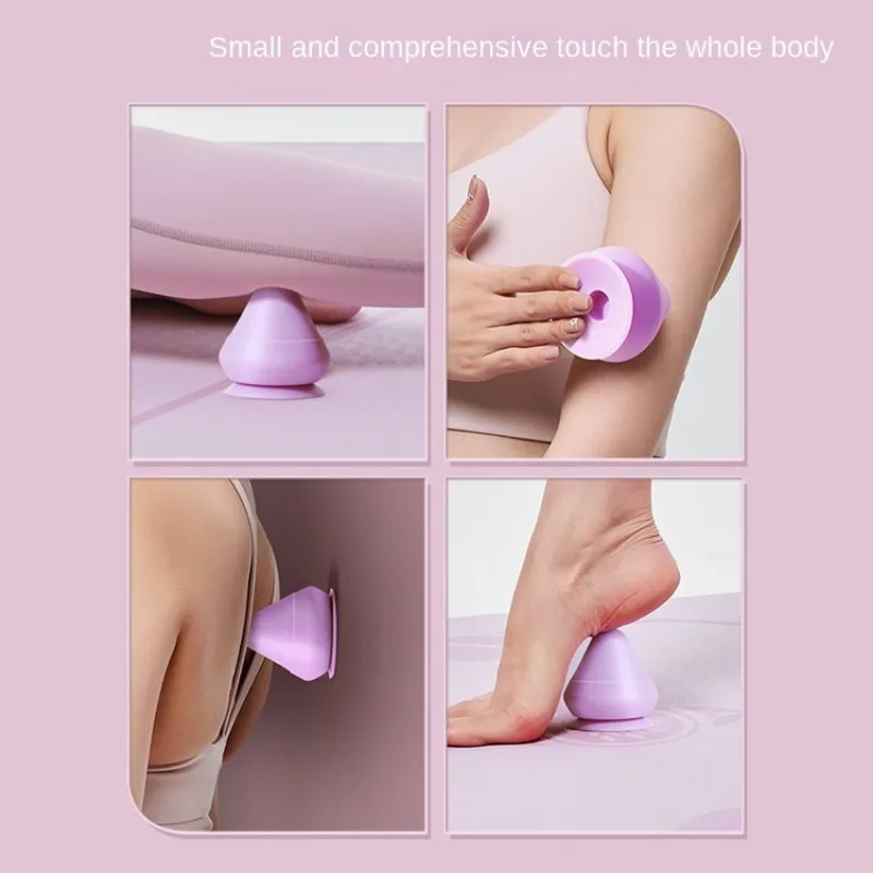 Wall-mounted Fascia Cone Multi-Function Suction Cup Wall Massager For Back Muscle Relaxation Arm Foot Massager Trigger Point