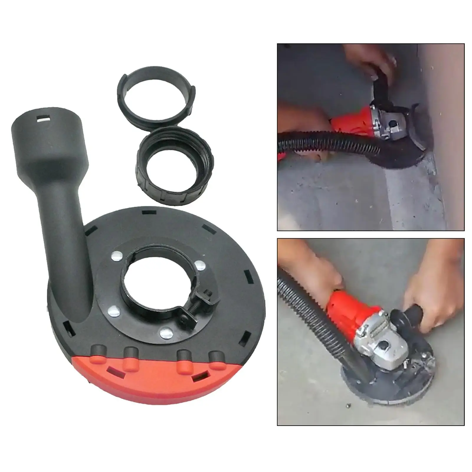 Angle Grinder Dust Cover Universal Surface Grinding Shroud 140mm Expert Surface Grinding Dust Shroud Granite Concrete Stone
