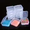 45 Grid Plastic Bead Storage Case  Transparent Organizer for Nail Art Jewelry Crafts Diamond Painting Portable Accessory Box wit 3