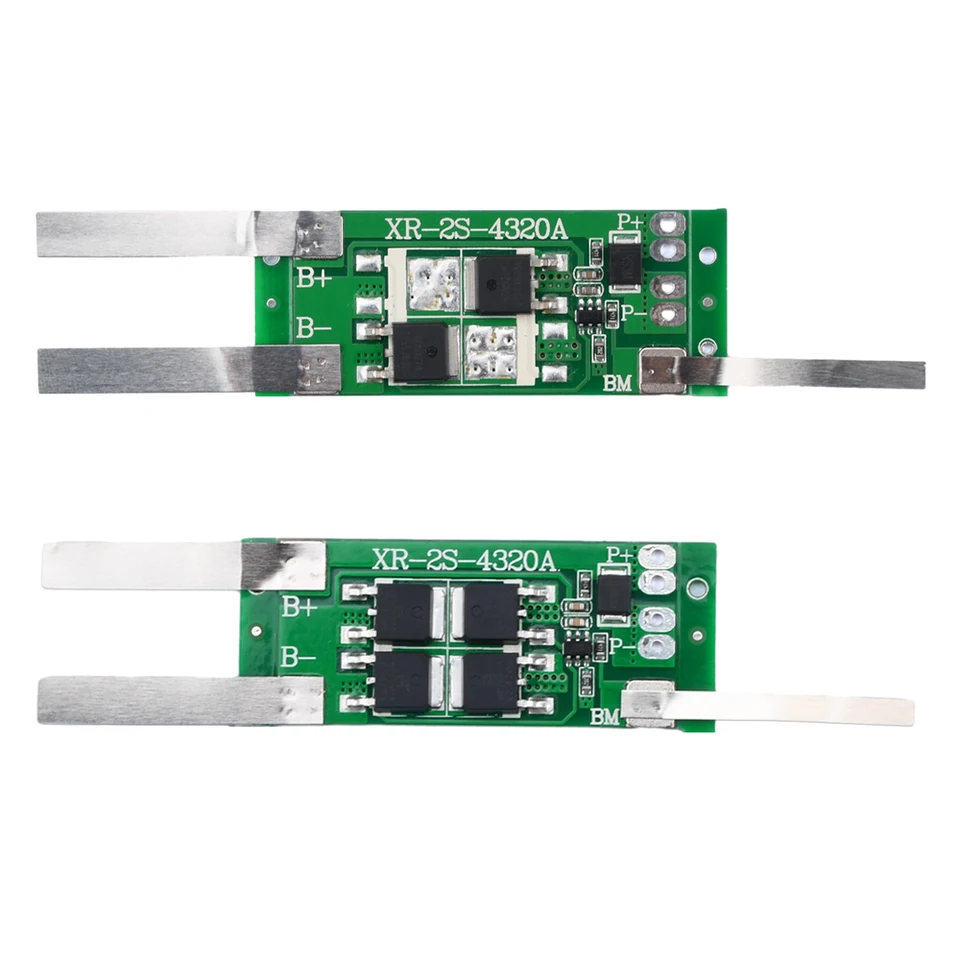 Lot De 5 Batteries Li-ion 2S 7,4 V 8,4 V Avec Protection BMS – 8A Continu, 15A Crête – 18650