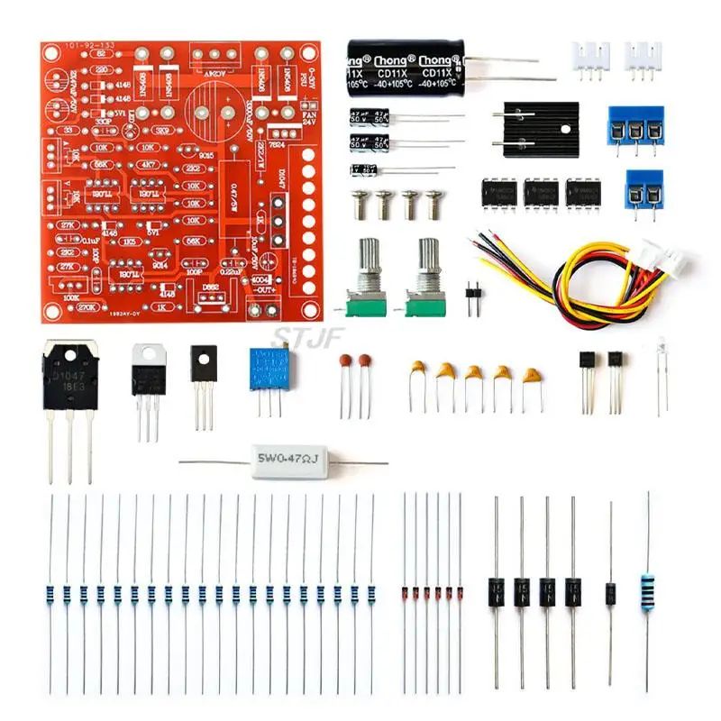 0-30V 2mA-3A Einstellbares DC-geregeltes Netzteil DIY Kit PCB Spannungsregler Set – Detail 2