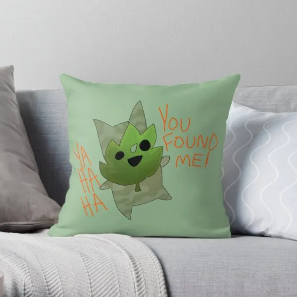 

You Found Him Printing Throw Pillow Cover Bed Hotel Decorative Office Car Sofa Throw Case Anime Pillows not include One Side