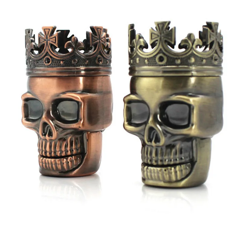Plastic Skull Herb Tobacco Grinder Crusher herb grinder tobacco grinder manual spice grinder