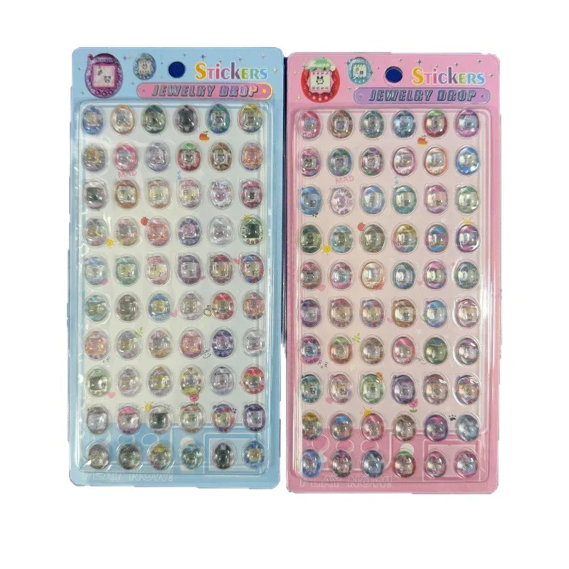 2 Pezzi Adesivi 3D Goffrati Giapponesi per Decorazione Fai-da-te di Custodie per Cellulari, Giocattoli per Bambini, Adesivi per Scrapbooking, Regalo S - immagine 2