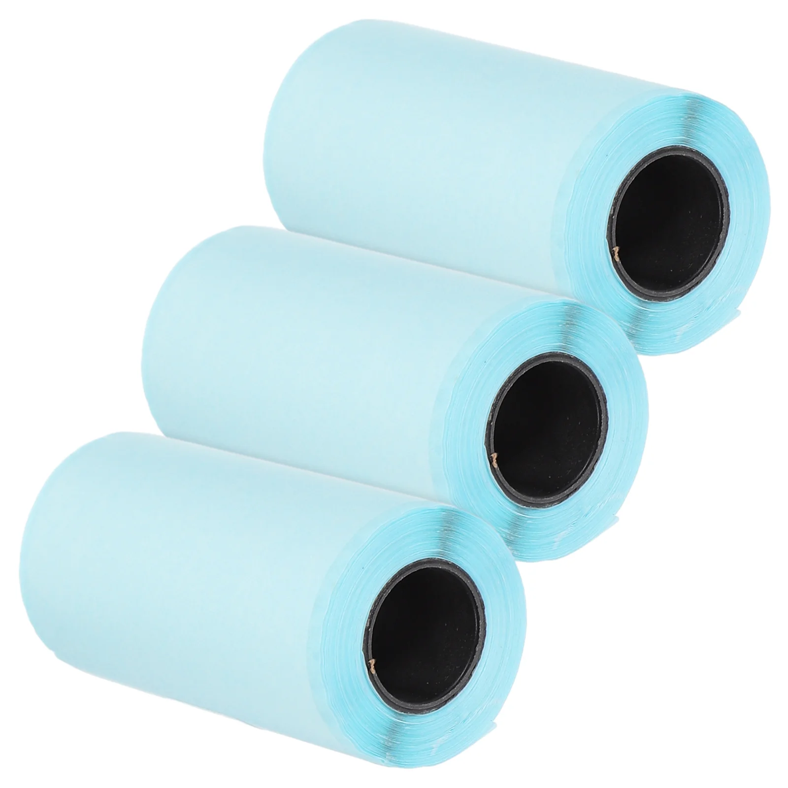 

3 Rolls Blank Mini Thermal Printer Label Self Adhesive Label Thermal Printer Photo Paper