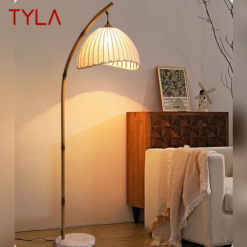 

TYLA Nordic Floor Lamp Modern Family Iiving Room Bedroom Homestay Creativity LED Decorative Standing Light