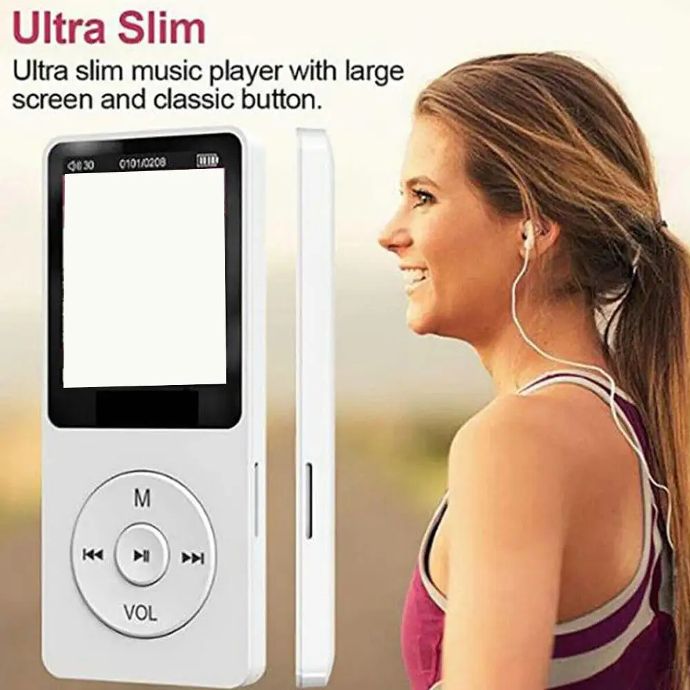 Mini Walkman MP3 Player 1.8inch Multi-language Bluetooth 5.0 Student Music MP3 MP4 Player USB 2.0 3.5mm Jack For Windows K3S3