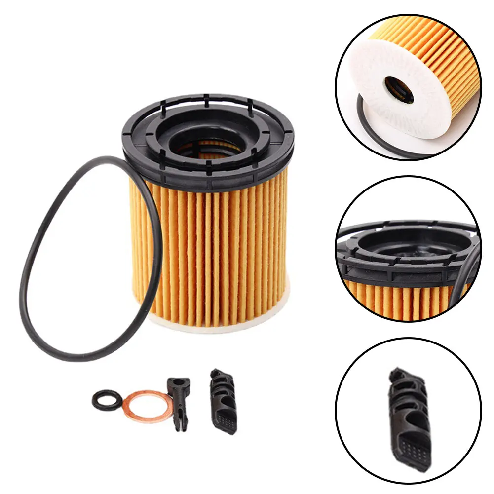 

Car Oil Filter For Kia Rio 1.6L Engine Fuel Filter Kit 26350-2M000 263502M000 Plastic+Rubber+Filter Paper+Filter Cotton Accessor