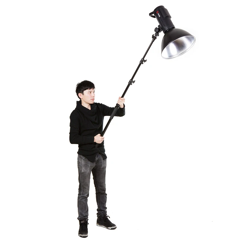JINBEI 2.3M Aluminium Handheld Light Stand Professional Photographic Outdoor Light stands Photo Studio Accessories Extension Rod