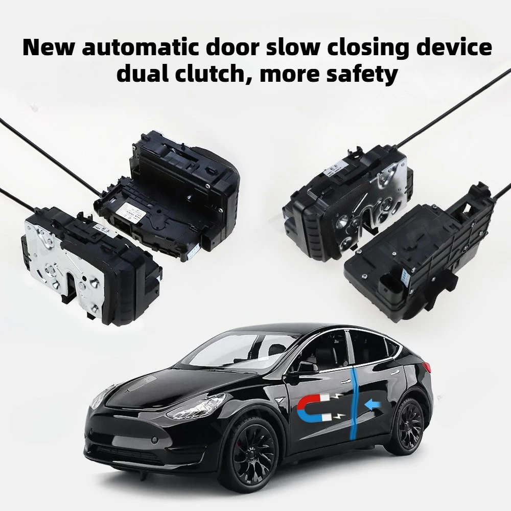 Electric Suction Door Lock For Tesla Model Y/3 Model 3/Y Refresh Soft Closing Sm