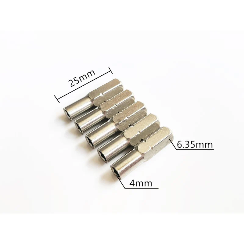 800 4mm tige ronde tournevis électrique bit rallonge barre + 4mm 1/8  entraînement douille hexagonale prolonger tige 10 cm & 6 cm longueur -  Historique des prix et avis, Vendeur AliExpress - Paowuxian Tools Store