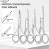 Stainless Steel Eyebrow Eyelash Nose Hair Scissors Remover Makeup Tool Nail Scissors Manicure Cuticle Remove Cutter Trimmer 1