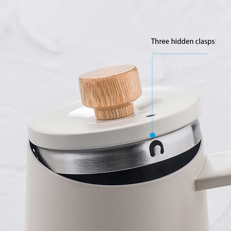 Coffee Pot Milk Frothing Pitcher Jug Gooseneck Kettle Spout Stainless Steel 350ml 600ml