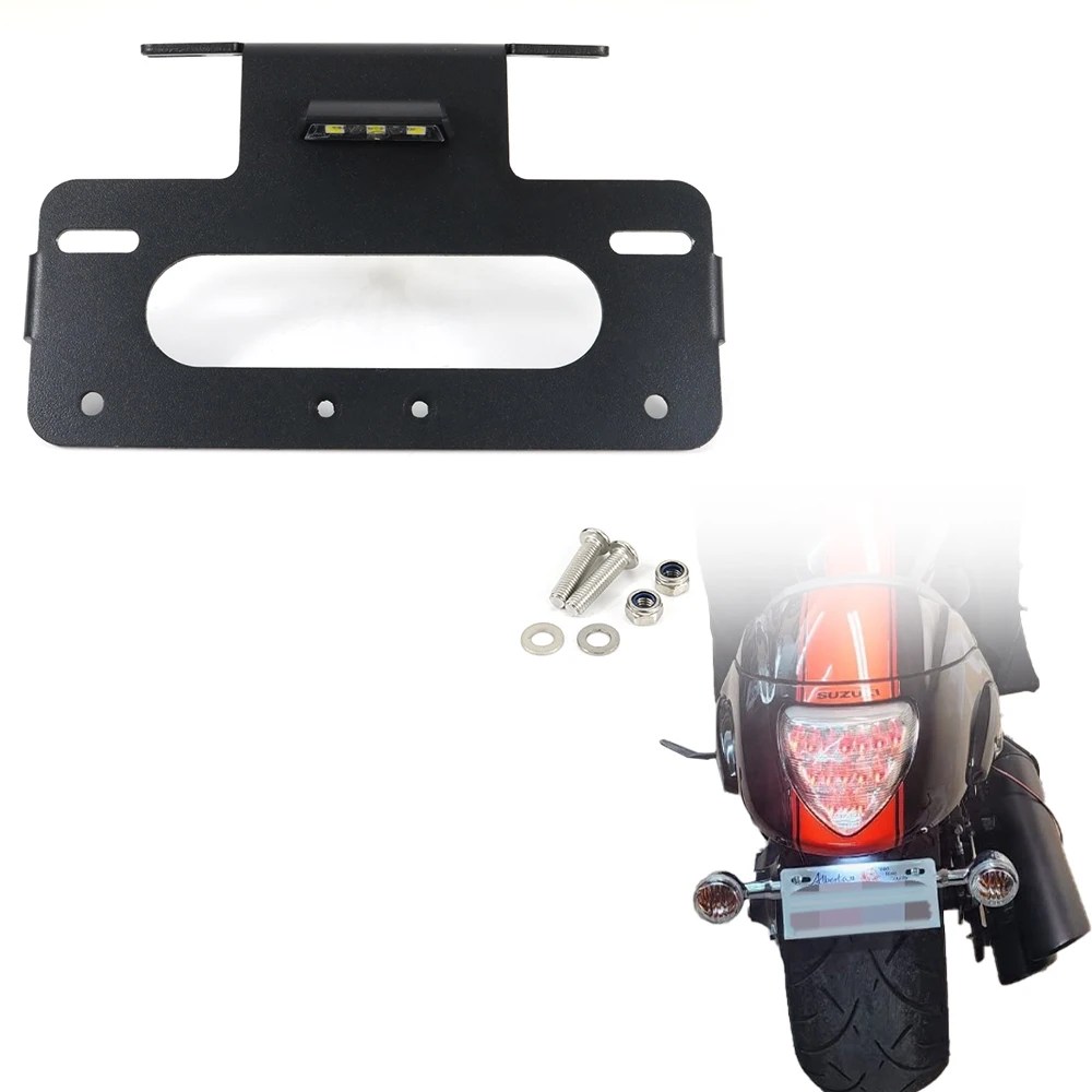 Motorcycle License Plate Holder Fit For Suzuki Boulevard M109R M109 M109Rs M1800Rs 2006-Number Plate Holder Bracket Rear Tail Tidy Fender Eliminator Kit