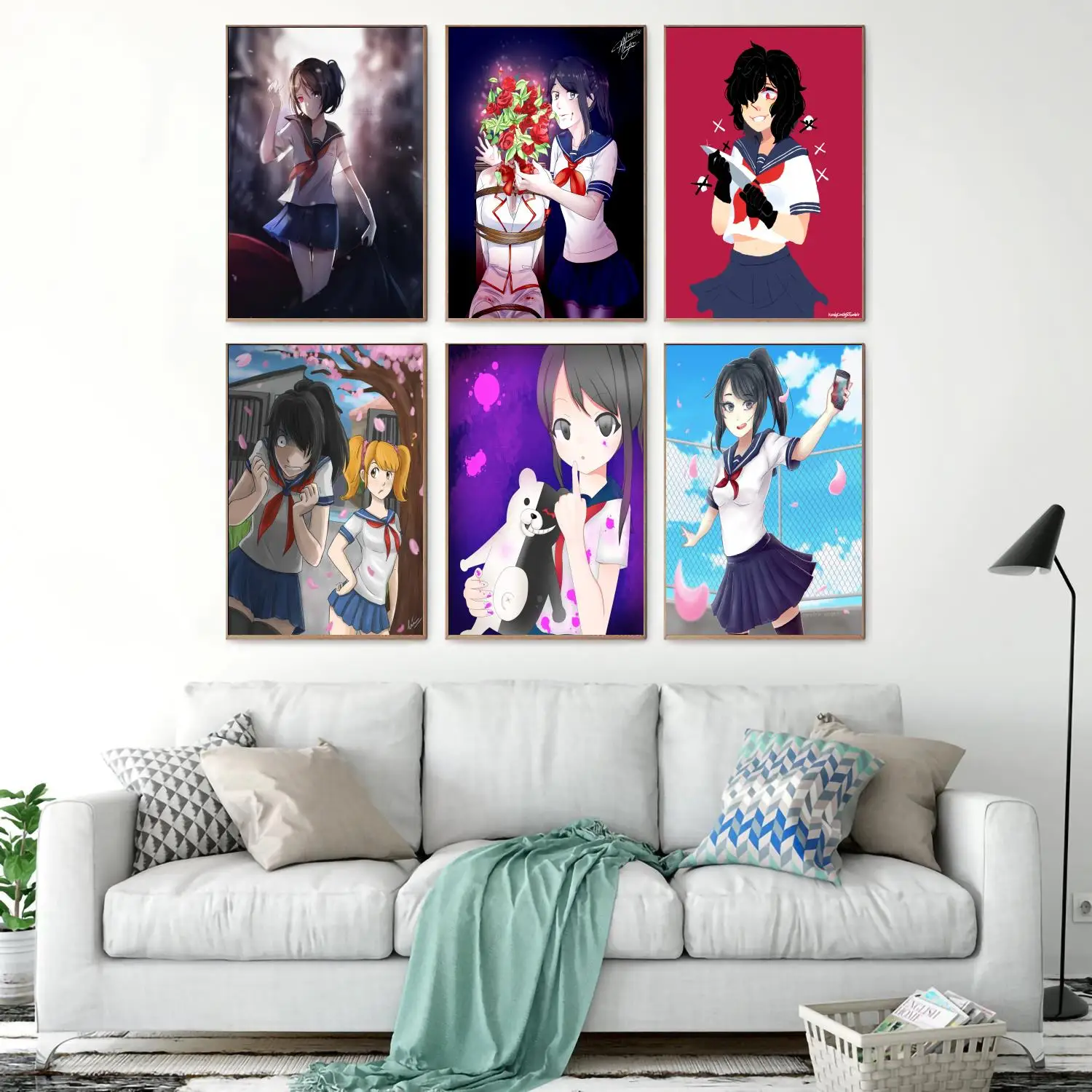 yandere simulator Anime game Decoration Art Poster Wall Art ...