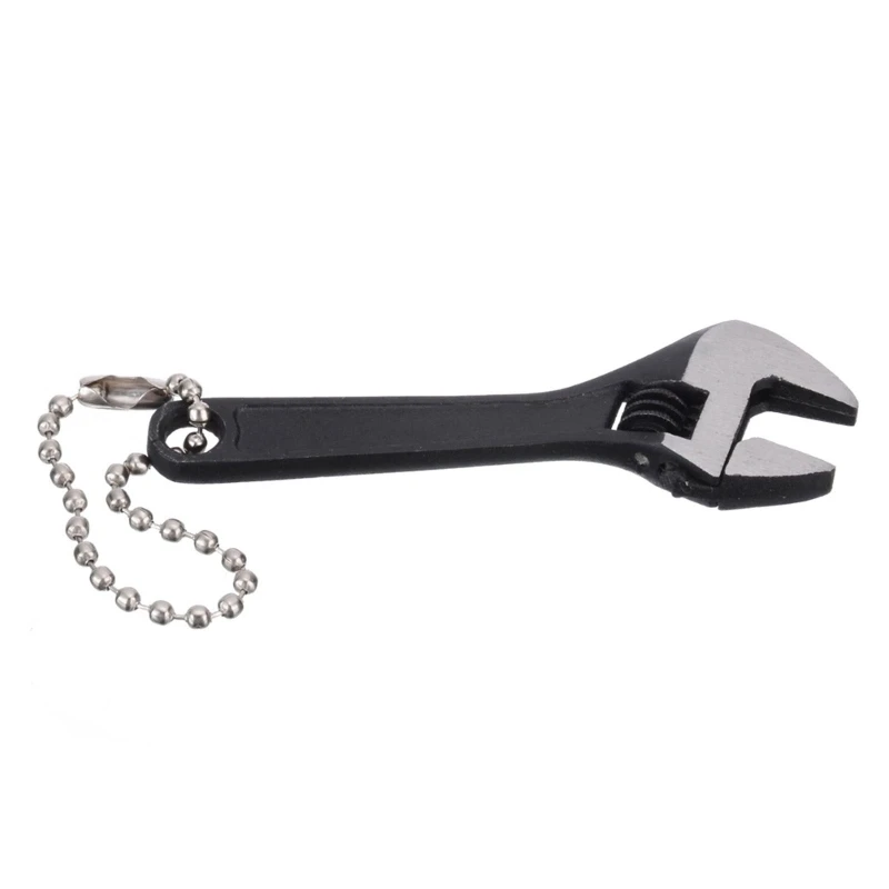 

0-10mm Jaw Wrench Black 66mm 2.6-inch Mini Metal Adjustable Wrench Spanner Hand Tool Repair Tool Handle Dropshipping