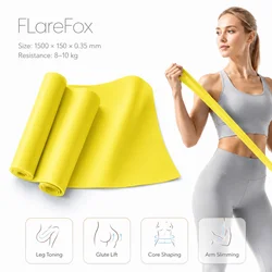 Ultimate Yoga Resistance Band for Multifunctional Fitness and Rehabilitation Training (Yellow)