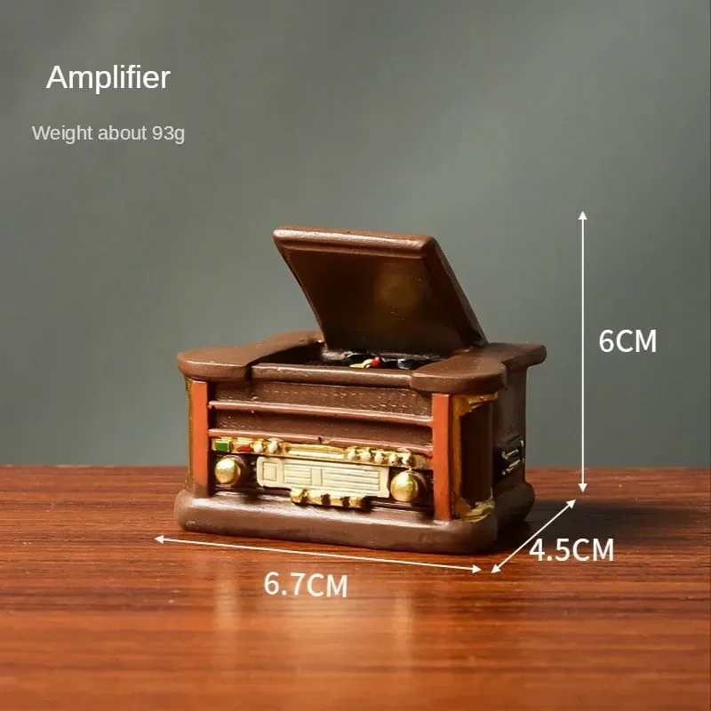 Vintage Artifacts Antiques Figure Old Furniture Phone Statues Crafts Retro Telephone Model Home Ornament Coffee Bar Decoration