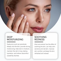 345 crème de soulagement réduire les rougeurs soin apaisant visage Lifting éclaircissant même ton de peau beauté hydratant crème lisse 50g 3