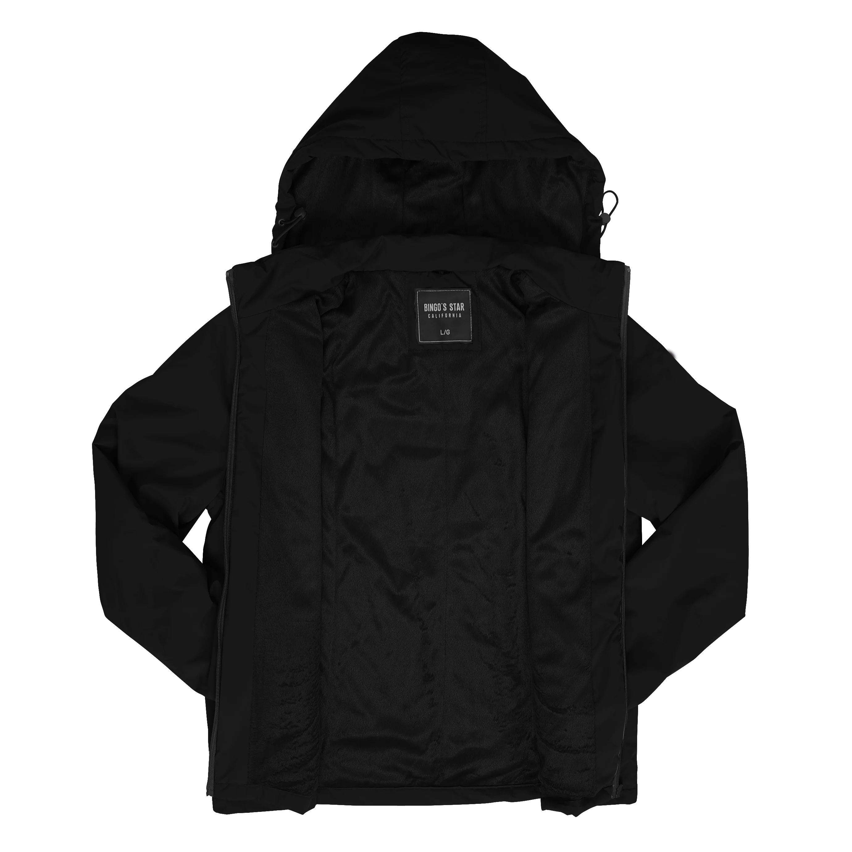 Casual windbreaker lightweight solid color windproof zipper hooded jacket autumn and winter outdoor sport