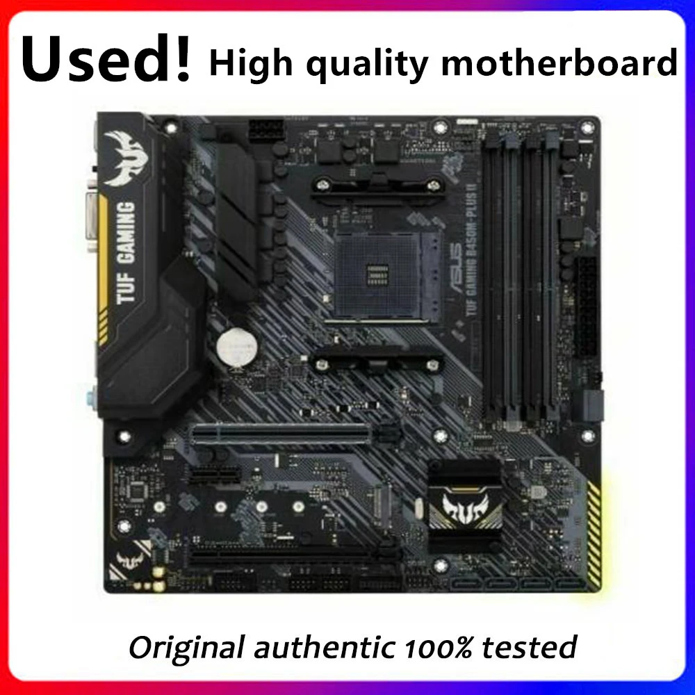 Per Asus Tuf Gaming B450M-Plus Ii Presa Per Scheda Madre Am4 Ddr4 Per Amd B450M B450 Scheda Madre Desktop Originale Scheda Madre Usata