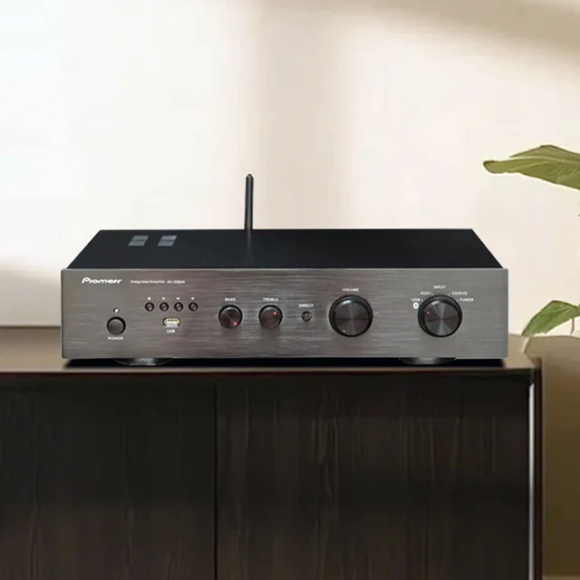 2x250W Active Amplifier 5.0 Bluetooth Pre-Stage Amplifiers 4-8Ω Hi-Res Amp USB Lossless Audio For Home Theater Active Subwoofer