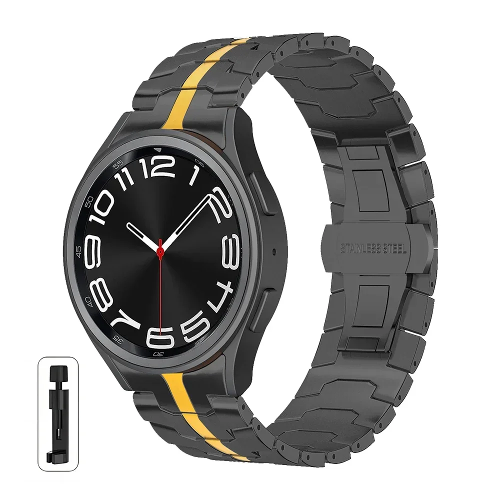 Premium Stainless Steel Bracelet - No Gaps Design, Universal Metal Band