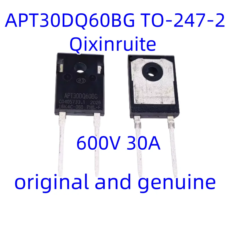 

Qixinruite новый оригинальный APT30DQ60BG TO-247-2 высокомощный Диод Быстрого Восстановления 600 в 30A
