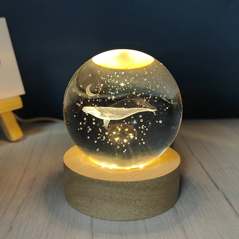 Galaxy projektör USB 3D kristal evren yağmur bulut gece lambası USB  aydınlatma sevgililer günü doğum noel hediyeleri odası dekor