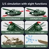 40CM Multiplayer Combat Fire Bullet Dual Remote Control Tank 330° Turret Rotation Gesture Sensing Lighting Sound Effects RC Tank 6