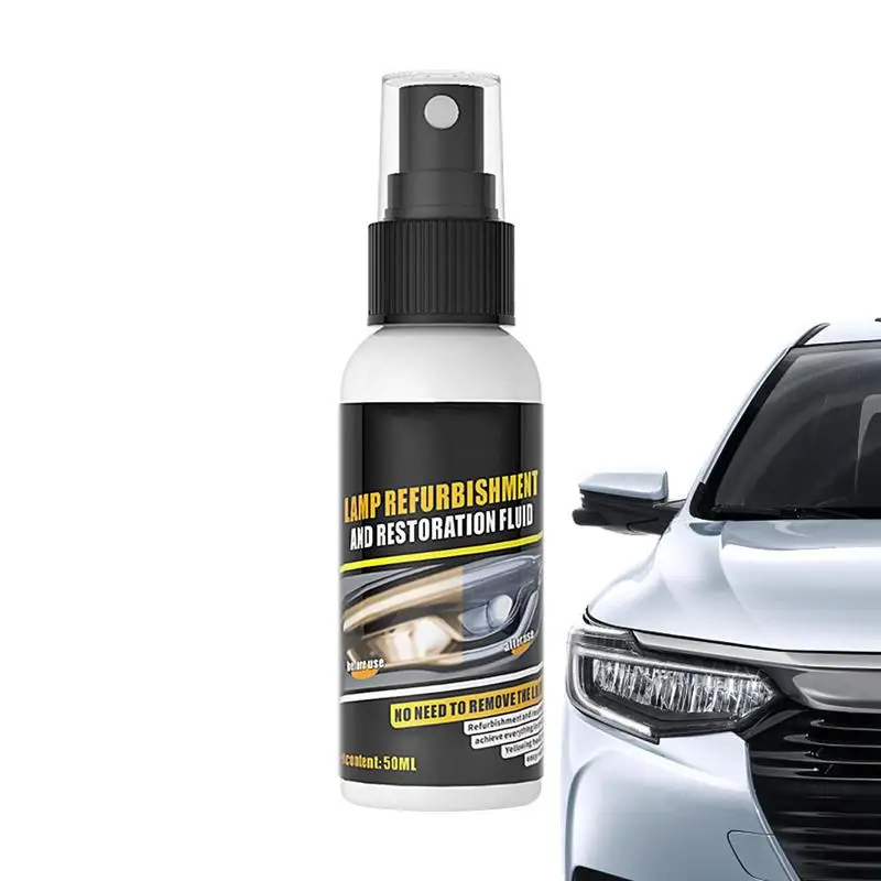 

Car Headlight Restoration Polishing Agent Scratch Remover Repair Fluid Auto Light Renewal Polish & Maintenance Cleaner Spray