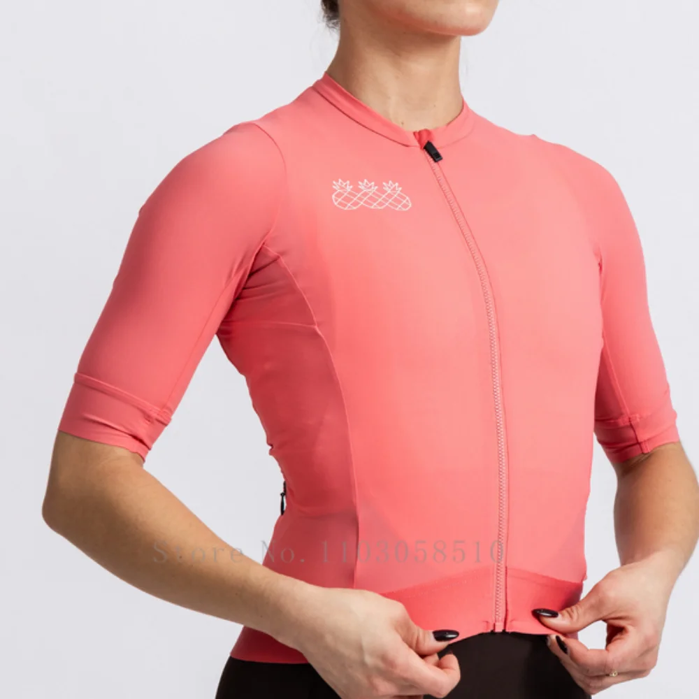 Tres pinas Women Cycling Jersey Colorful Breathable Summer Cycling Clothing Quick Dry High Quality Slim Fit Jersey
