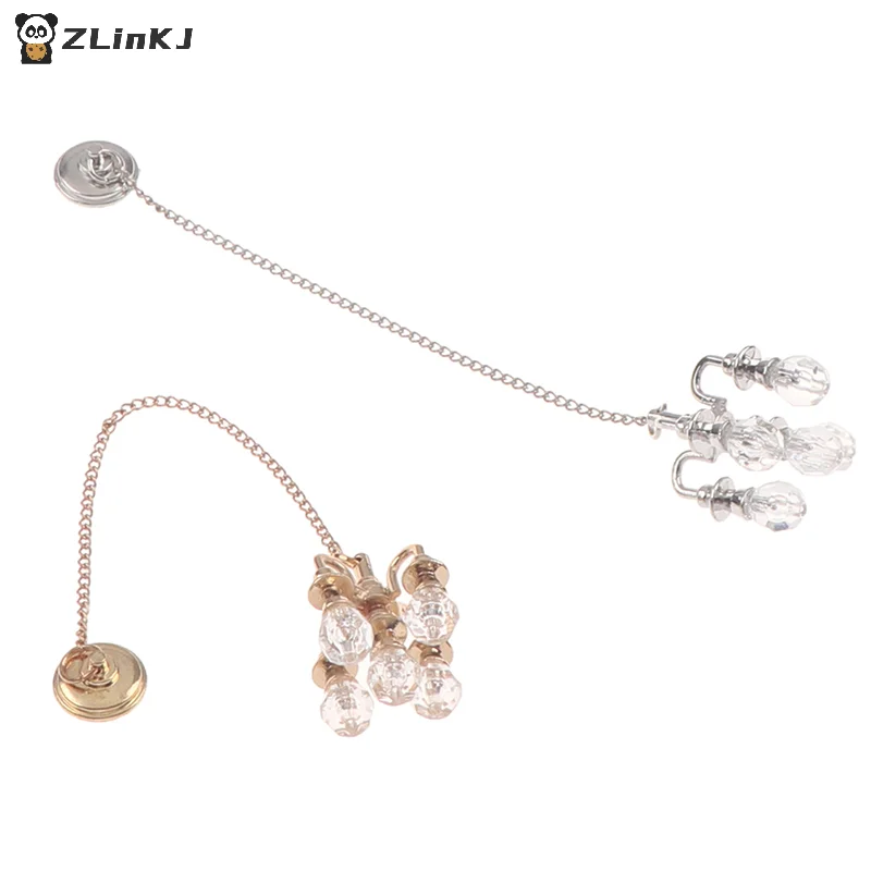 ▶ 1/2PCS 인형의 집 샹들리에 1:12 스케일 천장 조명 인형 집 장 미니어처 램프